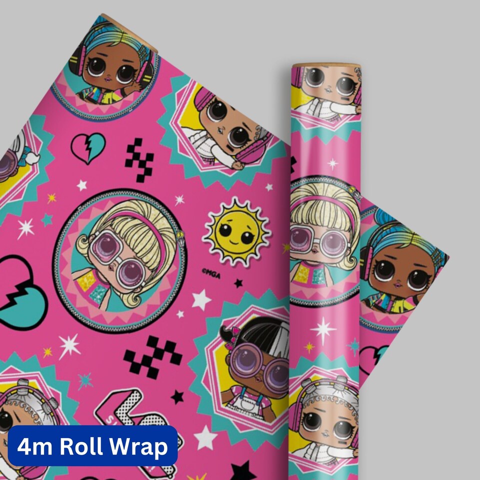 image 1 of LOL Surprise 4m Roll Wrapping Paper