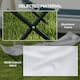 image 4 of Outsunny Folding Camp Bed, Single Travel Camping Cot with Side Pocket, Grey