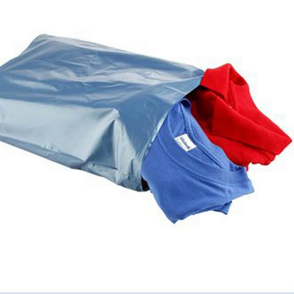 image 1 of Essentials Plastic Mail-Order Parcel Bags - Blue - S