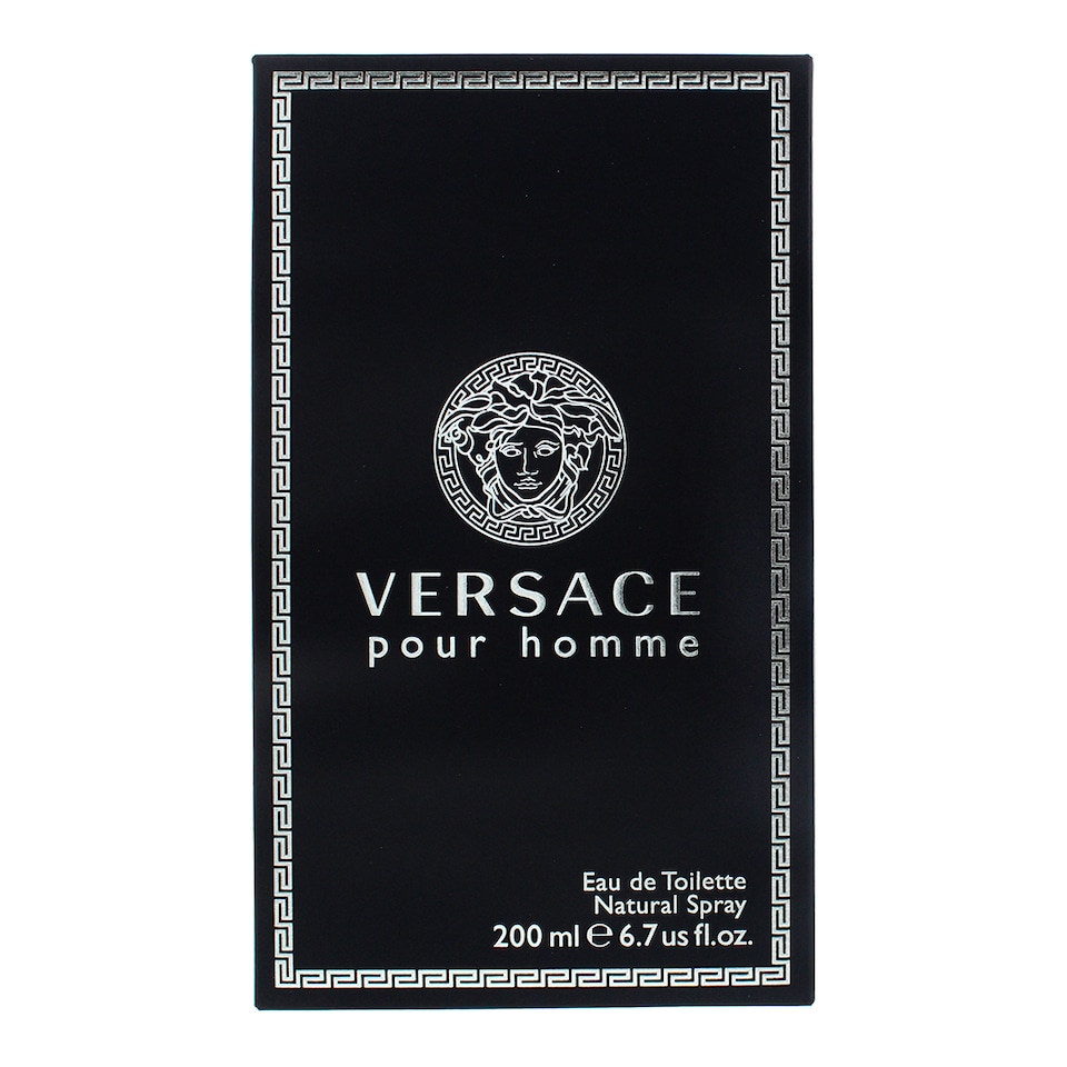 image 1 of Versace Pour Homme Eau De Toilette 200ml | Black | Multi | 200 ml