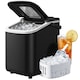 image 1 of HOMCOM Countertop Ice Maker Machine Self-Cleaning 2 Sizes Black