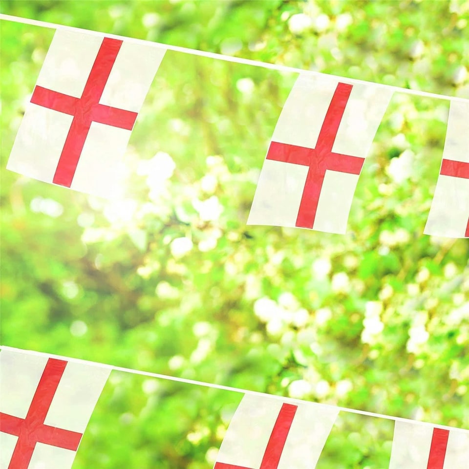 image 1 of St. George Bunting (10m, 30 Flags) Multi