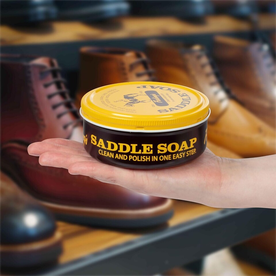 image 1 of Fiebing's Saddle Soap Cleaner - Traditional Leather Care 12oz | Yellow | Yellow