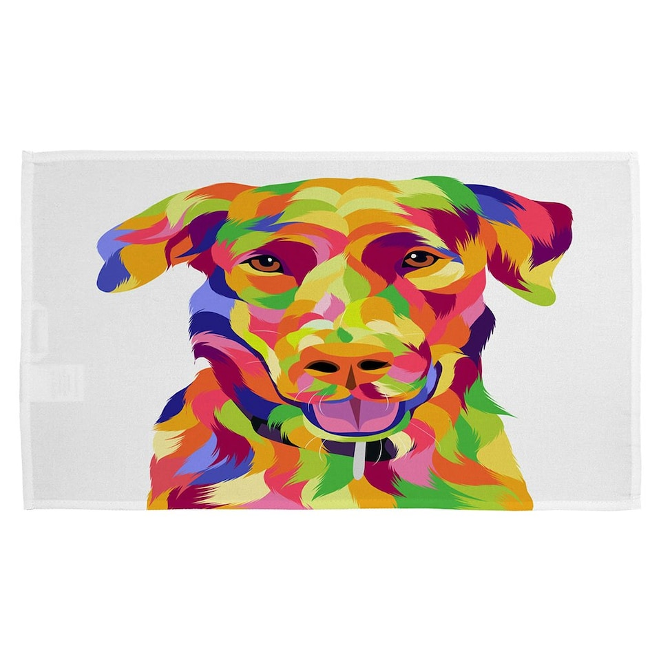 image 1 of Amazing Illustration of Dog Pop Art (Kitchen Towel)