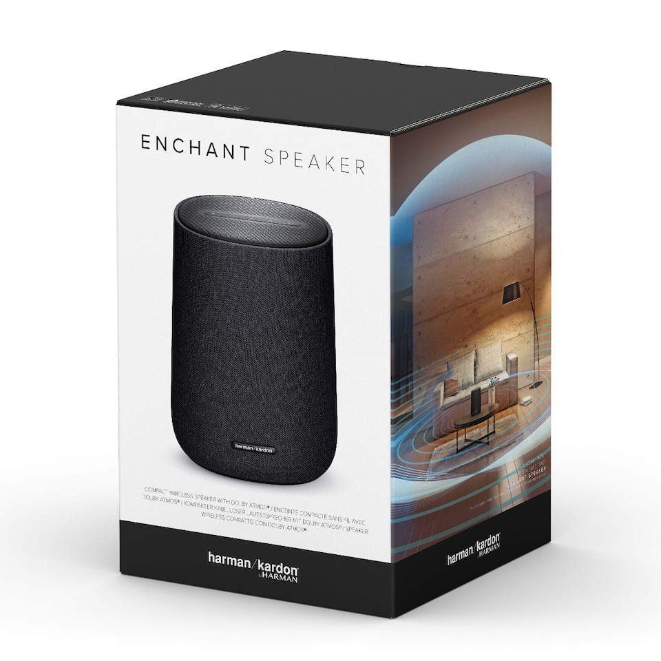image 1 of Harman Kardon Enchant Wireless Smart Speaker, Black
