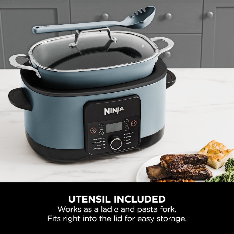image 1 of Ninja Foodi MC1001UK 8-in-1 Multi Cooker PossibleCooker in Sea Salt Grey