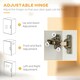 image 8 of HOMCOM Freestanding Kitchen Cupboard Storage Unit  Drawers Handles Shelf