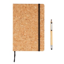 XD Collection Bamboo A5 Notebook & Pen - Brown - One Size