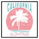 image 2 of California surfing (Picture Frame) White | XL