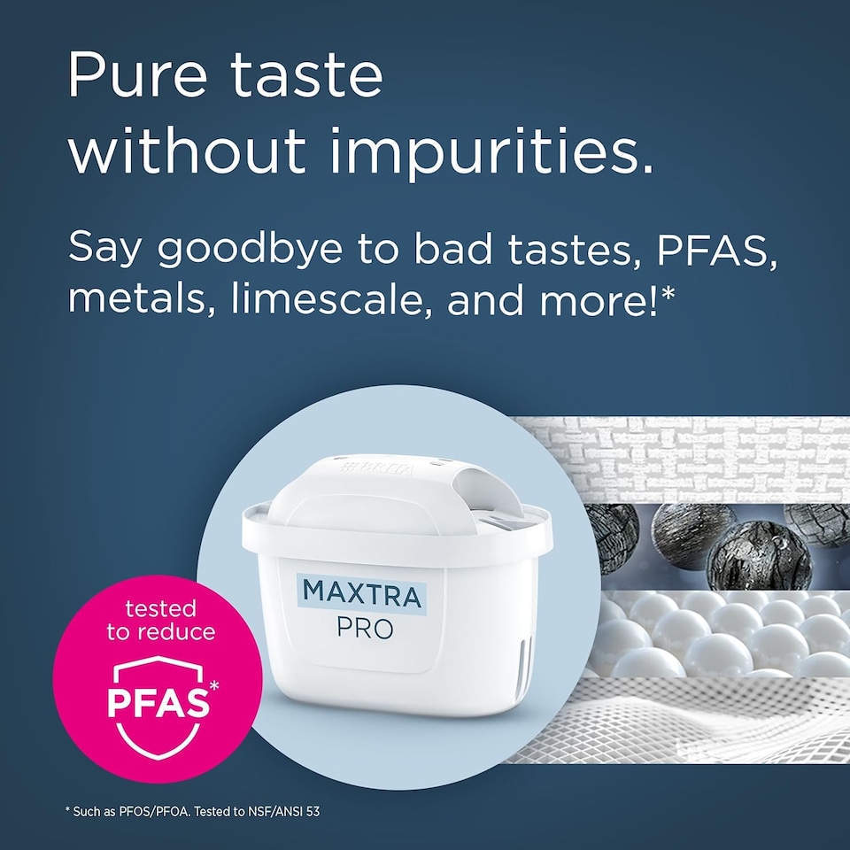 image 1 of BRITA MAXTRA PRO Pure Performance Water Filter Cartridge - 4 Pack - Original BRITA Refill