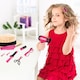 image 2 of Pretend Play Fashion Hairdressing Set with Barber Shop Bag – Style & Fun On The Go!