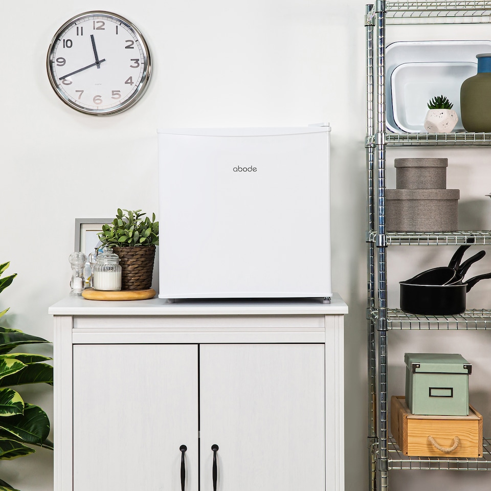 image 1 of Abode Mini Fridge Table Top 43 Litre Ice Box White ATTF0E1W