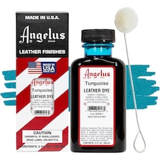 Angelus Leather Dye - Permanent Deep Penetrating Colour Change 3oz | Blue | Turquoise