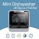 image 3 of Cookology 2 Place Setting Table Top Dishwasher in Compact Mini Size - CMDW2BK Black