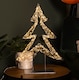image 2 of 47cm Light up Dewdrop Christmas Tree on Metal Stand with 720 Warm White LEDs