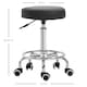 image 7 of Vinsetto Round PU leather Salon Beautician Stool Adjustable Height w/ Footrest