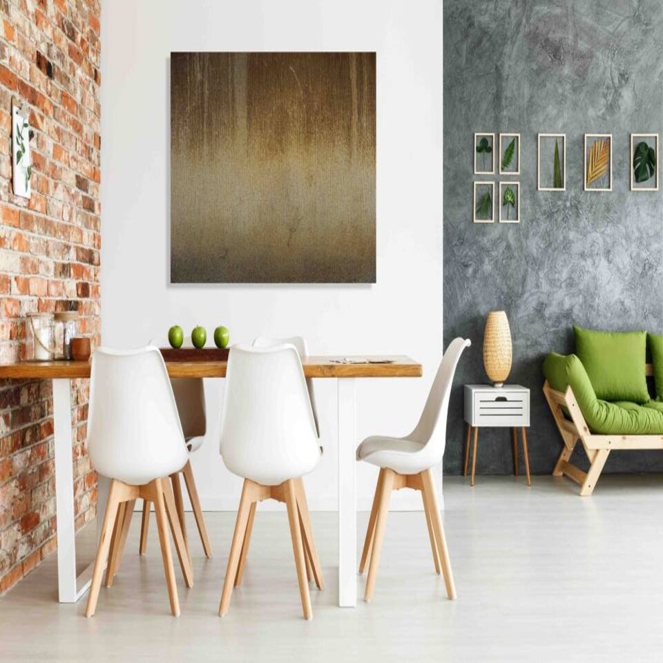 image 1 of Brown beige gradient worn stone wall (Canvas Prints) 50cm x 35cm