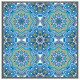 image 4 of Floral and geometric embellished tiles (Picutre Frame) White | M