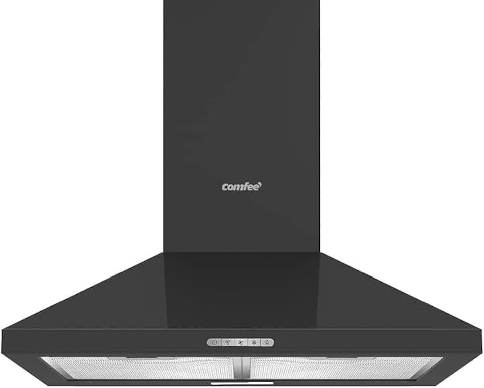 image 1 of Comfee 3-Speed Wall Mounted Range Hood With LED Light - 60cm