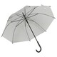 image 1 of 23 Inch Transparent Wedding Umbrella | Clear | 1