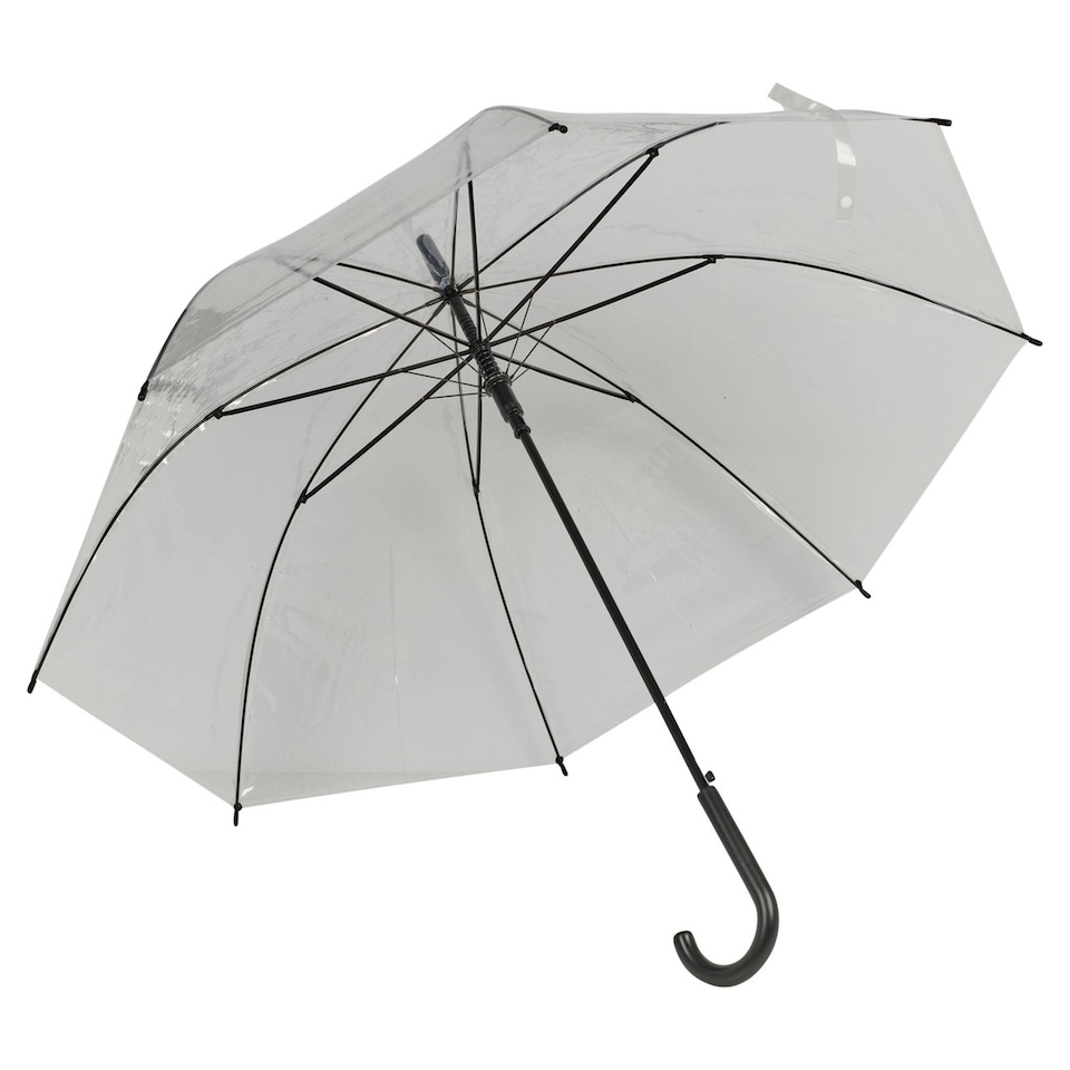 image 1 of 23 Inch Transparent Wedding Umbrella | Clear | 1