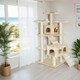 image 9 of Cat Tree Knuti - 186 cm, sisal cat scratching post - Beige