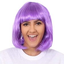 Dark Purple Bob Wig | Purple | 1