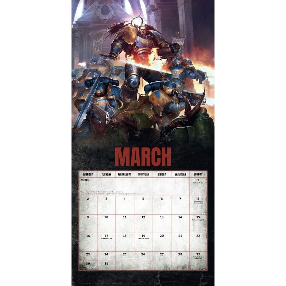 image 1 of WARHAMMER 2026 SQUARE CALENDAR