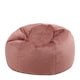 image 3 of Kingston Classic Velvet Bean Bag Chair Dusk Pink Bean Bags | Pink | Dusk Pink | 1