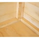 image 3 of Sun Pent 10 x 6 Feet Single Door with Eight Windows Dip Treated Wooden Garden Potting Shed | Brown | Honey Brown