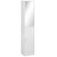 image 1 of kleankin Tall Mirrored Bathroom Cabinet with Adjustable Shelf White