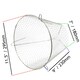 image 2 of SPARES2GO Universal Stainless Steel Terminal Guard Round Boiler Flue Cage (11.5'' / 295mm K6)