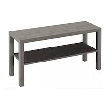 URBNLIVING 2 Tier TV Bench Entertainment Media Stand 90cm | Multi | Cedar Grey | 1