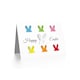 image 2 of Bunnies Multi Colour Bday Easter Card