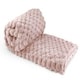 image 4 of Leah Collection Deluxe Throw in Blush Pink (55" x 71") Pink | Pink