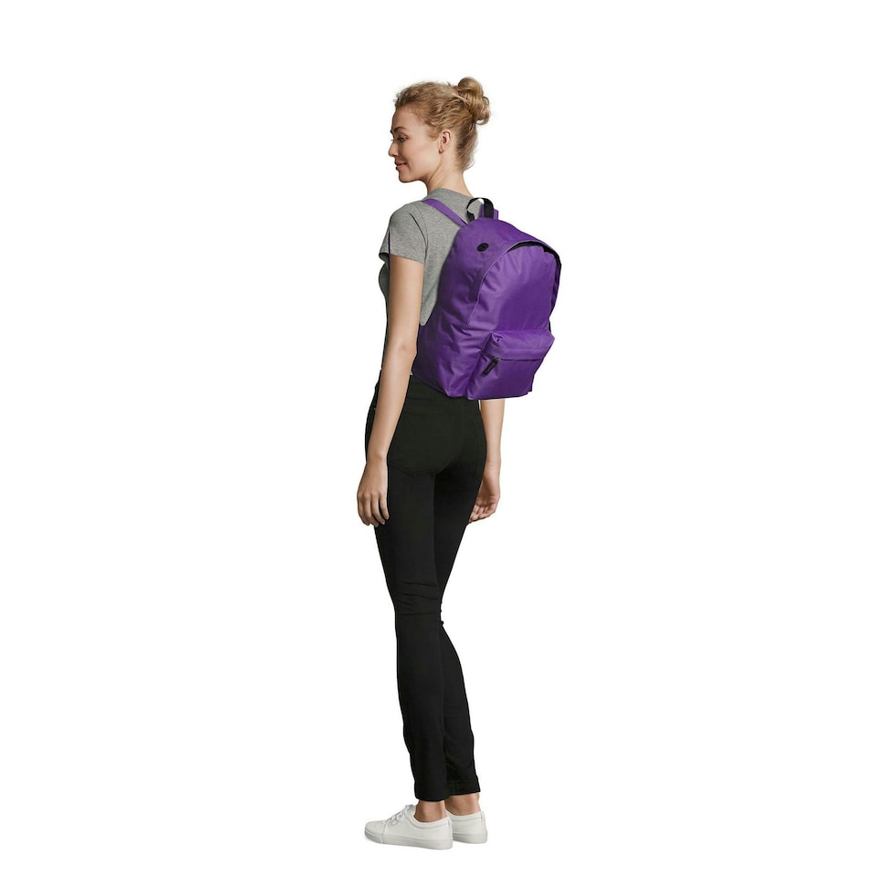 image 1 of SOLS Rider Backpack / Rucksack Bag - Dark Purple - ONE
