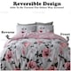 image 2 of VELVETIO 3D Digital Poppy Duvet Cover Set Reversible Floral Single Size Beddings Pink