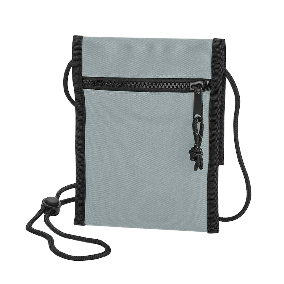 image 1 of Bagbase Unisex Adult Recycled Crossbody Bag - Grey - One Size Grey