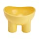 image 4 of Living and Home Pet Feeder Bowl with Non-Slip Base | Yellow