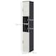 image 7 of kleankin Tall Bathroom Storage Cabinet with Soft Close Mechanism, Grey