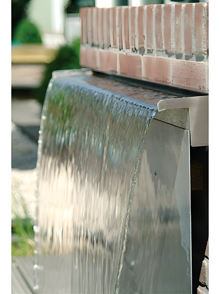 image 1 of Stainless Steel Waterfall Blade Cascade - Sheer descent - Bottom Supply L60cm