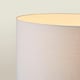 image 4 of ValueLights Modern Light Wood And Chrome Tripod Floor Lamp With Cool Grey Drum Shade Brown