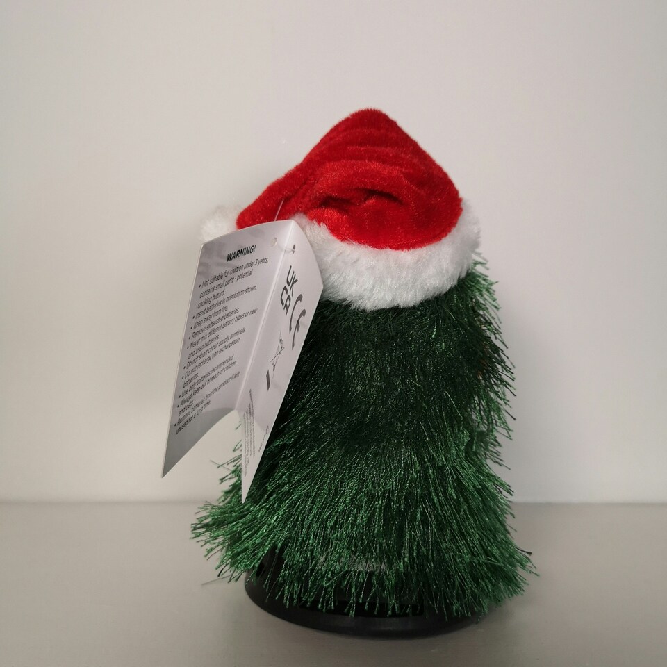 image 1 of 18cm (7") Musical Dancing Christmas Tree Dancing to "Jingle Bell Rock"