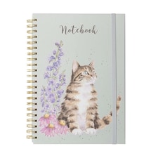 Wrendale Designs A4 Cat and Floral Notebook