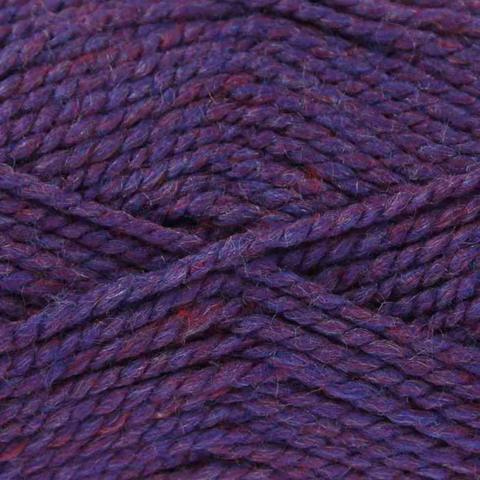 King Cole Purple Big Value Chunky Yarn (Value Pack 12 x 100g Balls) For Crochet, Knitting - 152m per ball