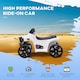 image 3 of HOMCOM 6 V Kids Ride on Cars Electric ATV for 18-36 months Toddlers White+Black
