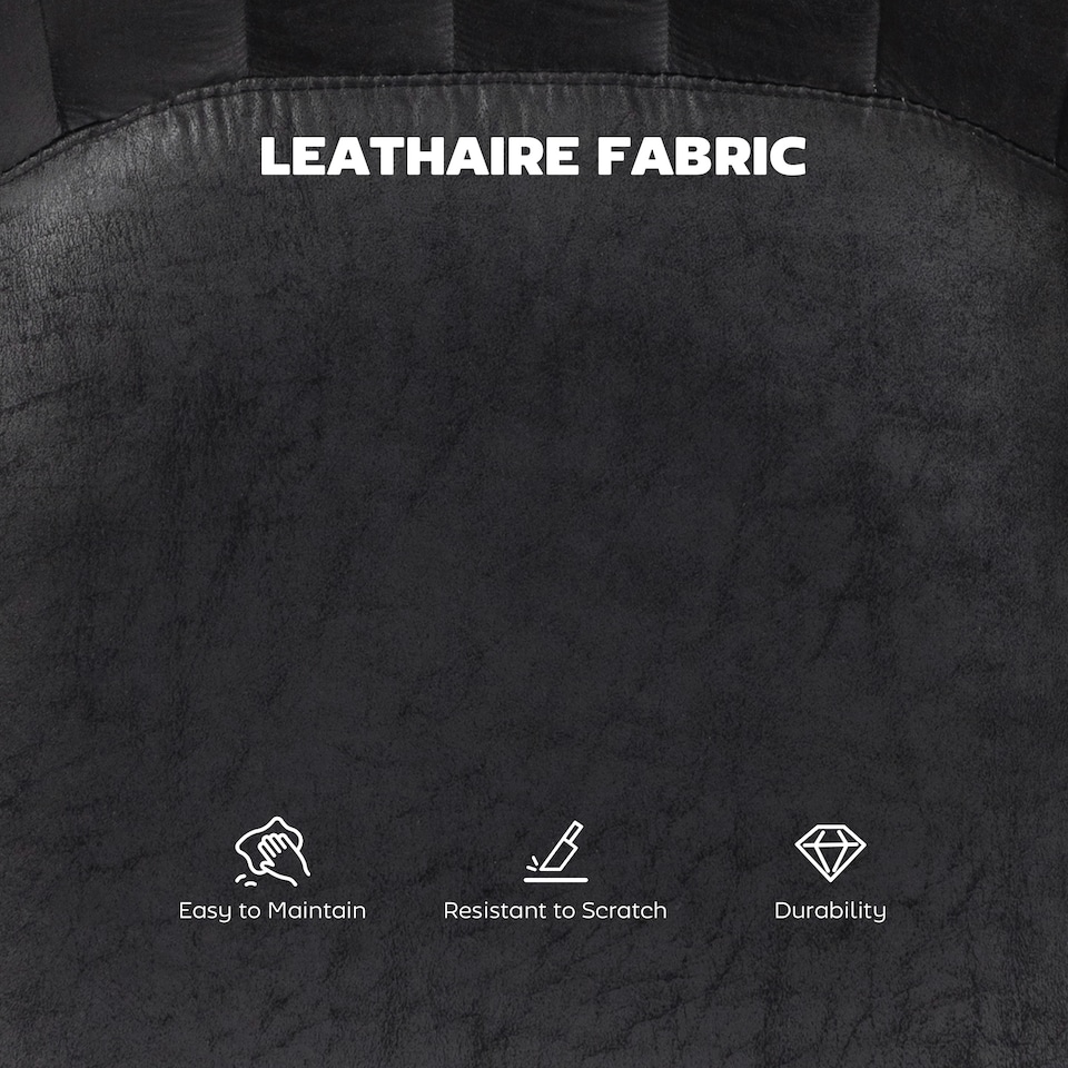 image 1 of HOMCOM Modern Bar Stools Set of 2, Height Adjustable Swivel Bar Chairs with Backrest, Gas Lift and Footrest, Leathaire Barstools for Breakfast Counter, Kitchen Island, Black | Black | Black