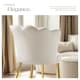 image 4 of Armchair Stella - faux fur or velvet, thick padding, 67x64x76cm | Cream | velvet look cream/gold | One Size | 1