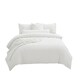 image 1 of Ultra Soft Teddy Duvet Cover Set Christmas Tree Cozy Fleece Bedding | White | Single