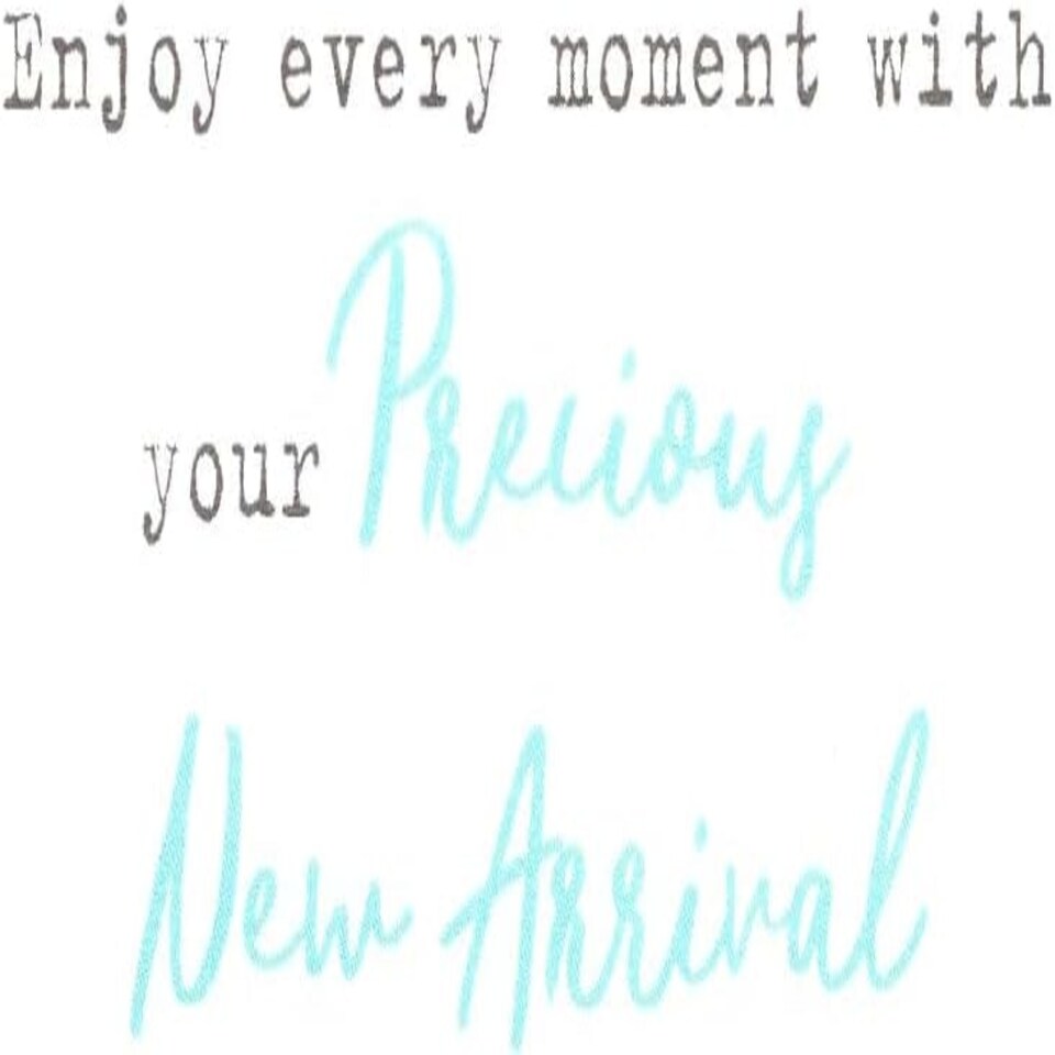 image 1 of Blue Stork New Baby Boy Congratulations Card